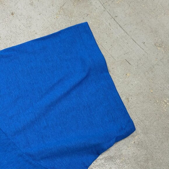 Vintage 80s BMO Bank of Montreal Single Stitch TShirt Blue Large - Picture 4 of 7